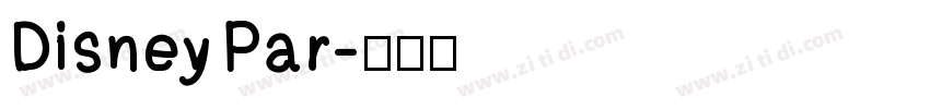 Disney Par字体转换